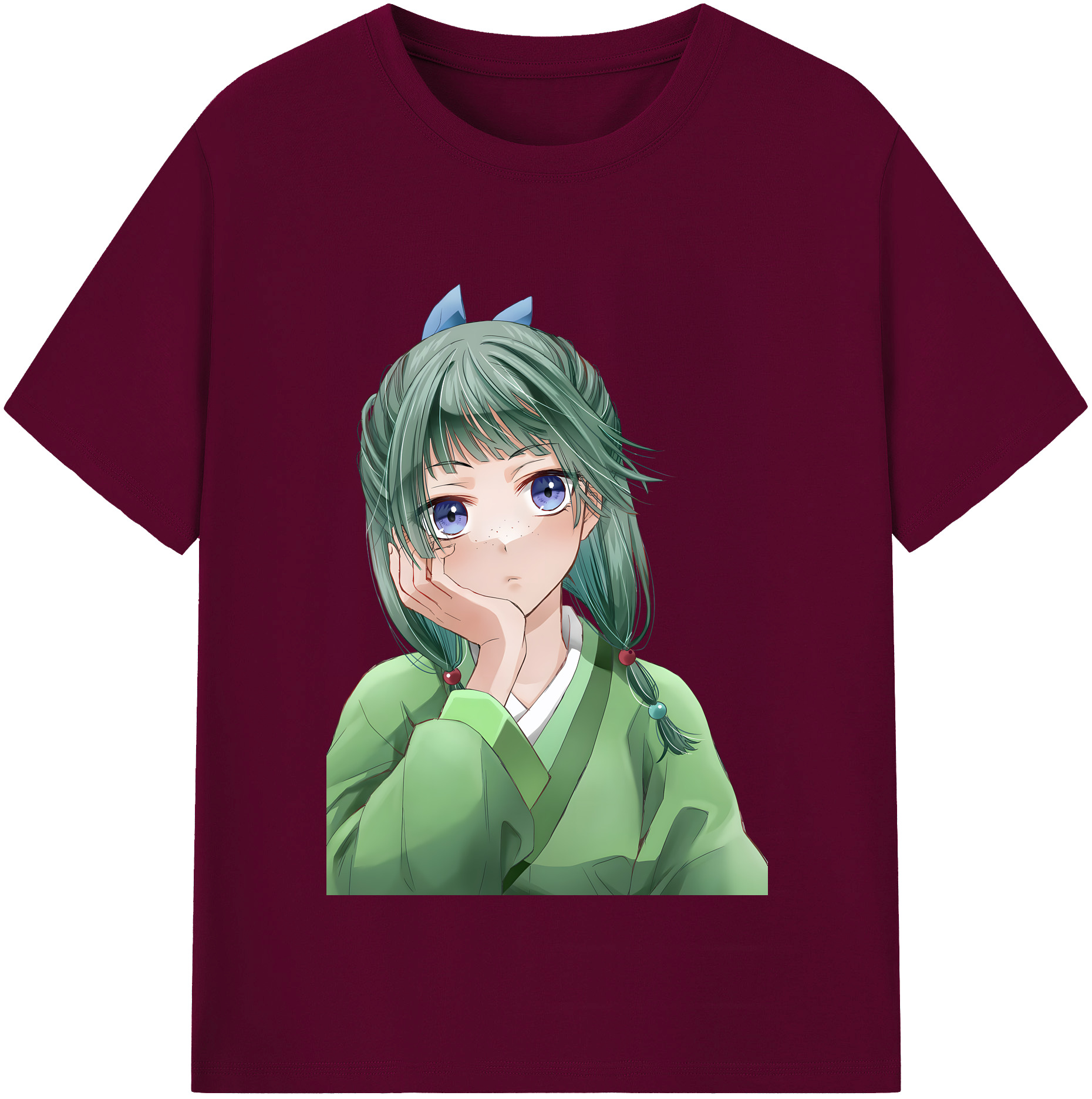 （画像用） 薬屋のひとりごと The Apothecary Diaries レディースカジュアルプリントTシャツ（綿100％）